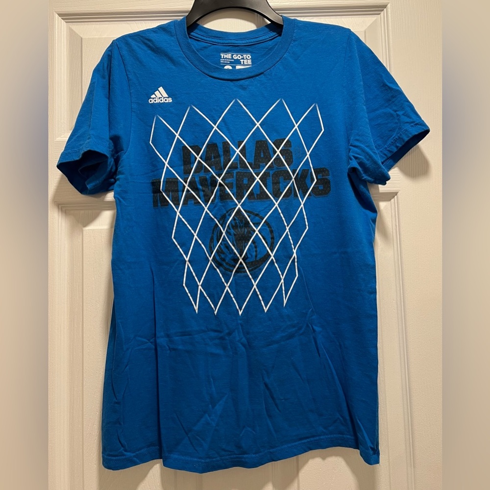 adidas Teal Blue 'The Go-To Tee' Graphic Shirt